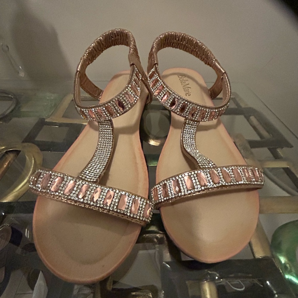 Bella Maria sandals. Size 8. Worn only a couple times. Lots of sparkle.